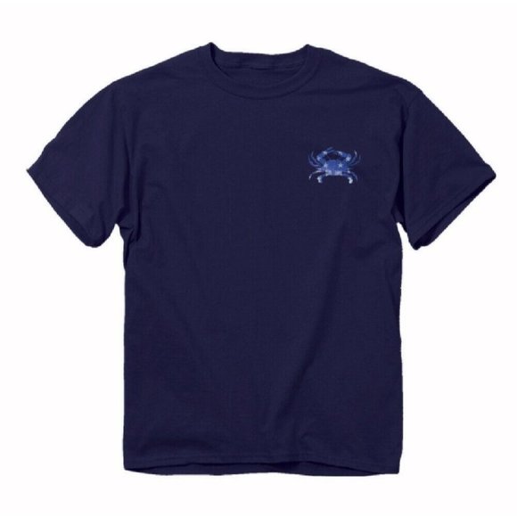 Ameri-Crab U.S. Flag Short Sleeve T-Shirt - NEW FAST SHIP - Picture 2 of 6